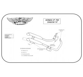 Marving H/CP31/BC Honda Vt 750 Shadow